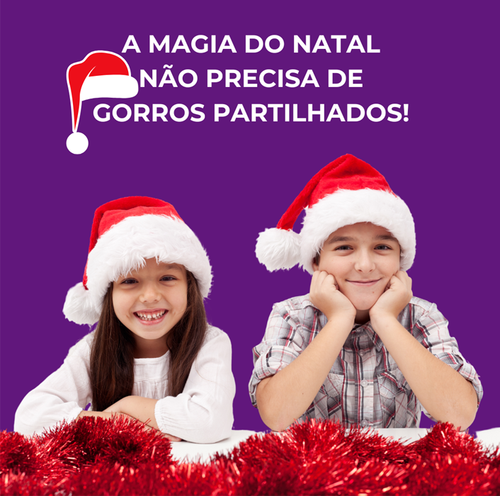 A magia do Natal começa com cuidado e proteção! 🎅✨